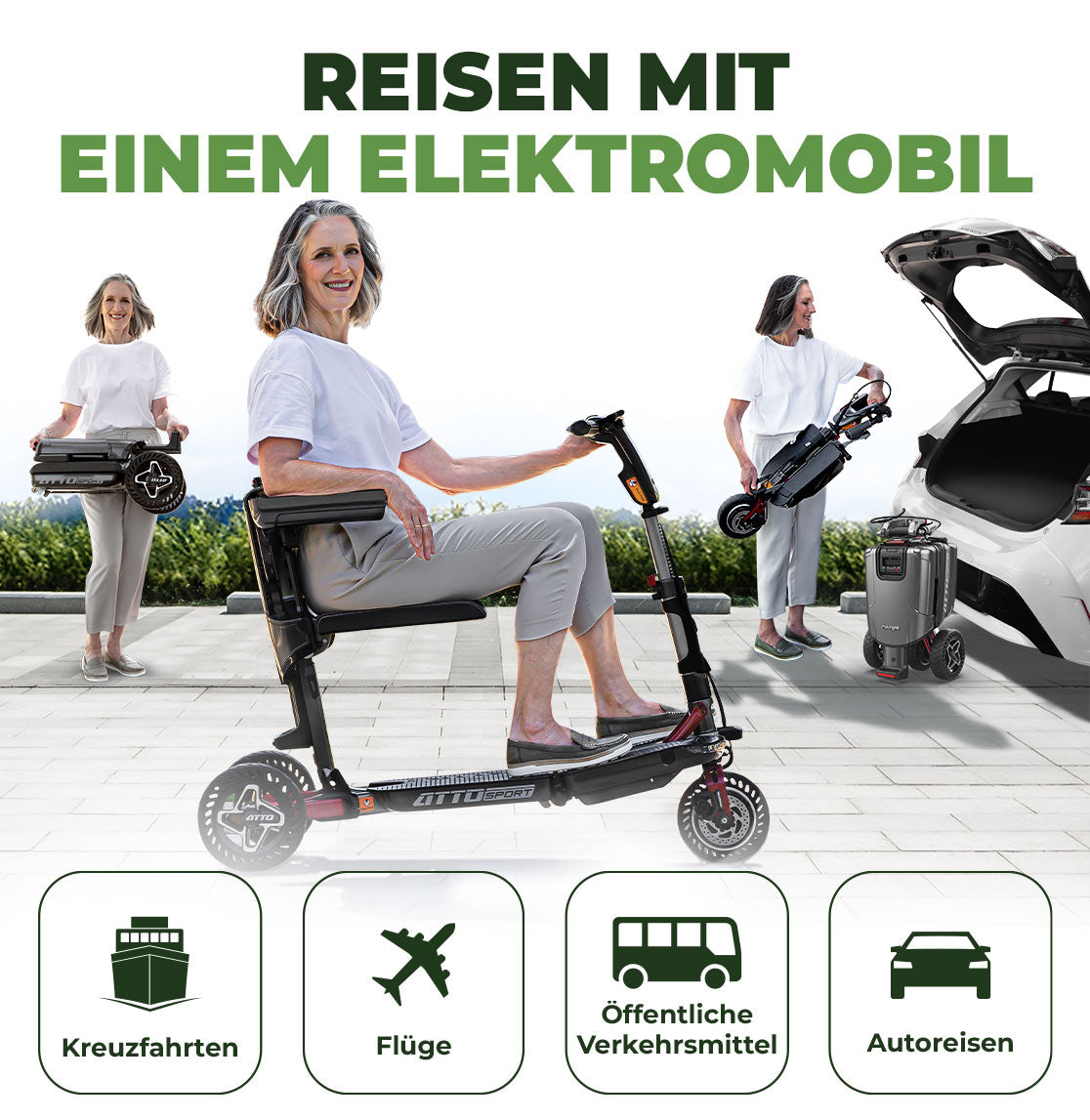 Was ist das beste Elektromobil für Flugreisen?